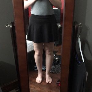 Black skater skirt